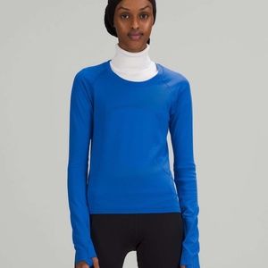 Lululemon Blazer Blue Swiftly Tech 2.0 Race Length Size 4